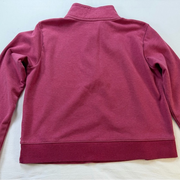 Travis Mathew Cloud Fleece Half Zip Pullover Medium Pink - Picture 9 of 9